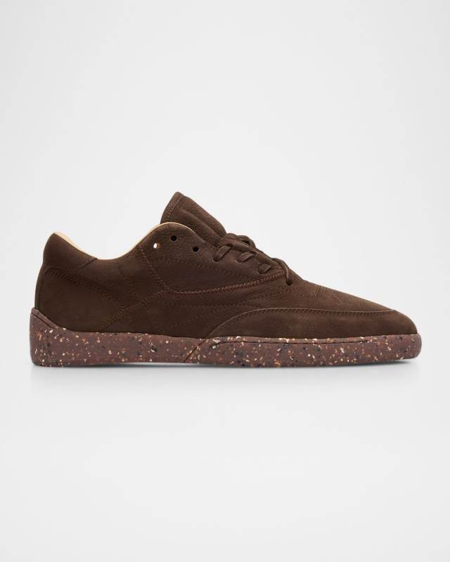 Ohio Nubuck Leather Slip-On Sneakers